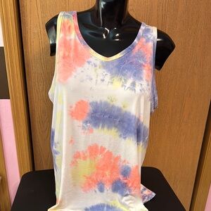 Tie-Dye Sleeveless Women's Top
